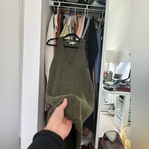 Oak + Fort Sweater Vest Dress